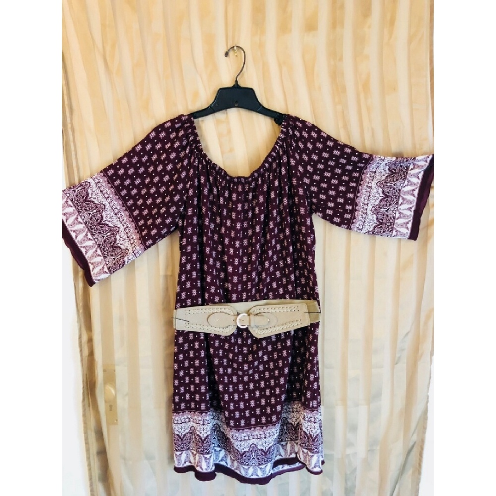 Paisley burgundy💃 with belt included